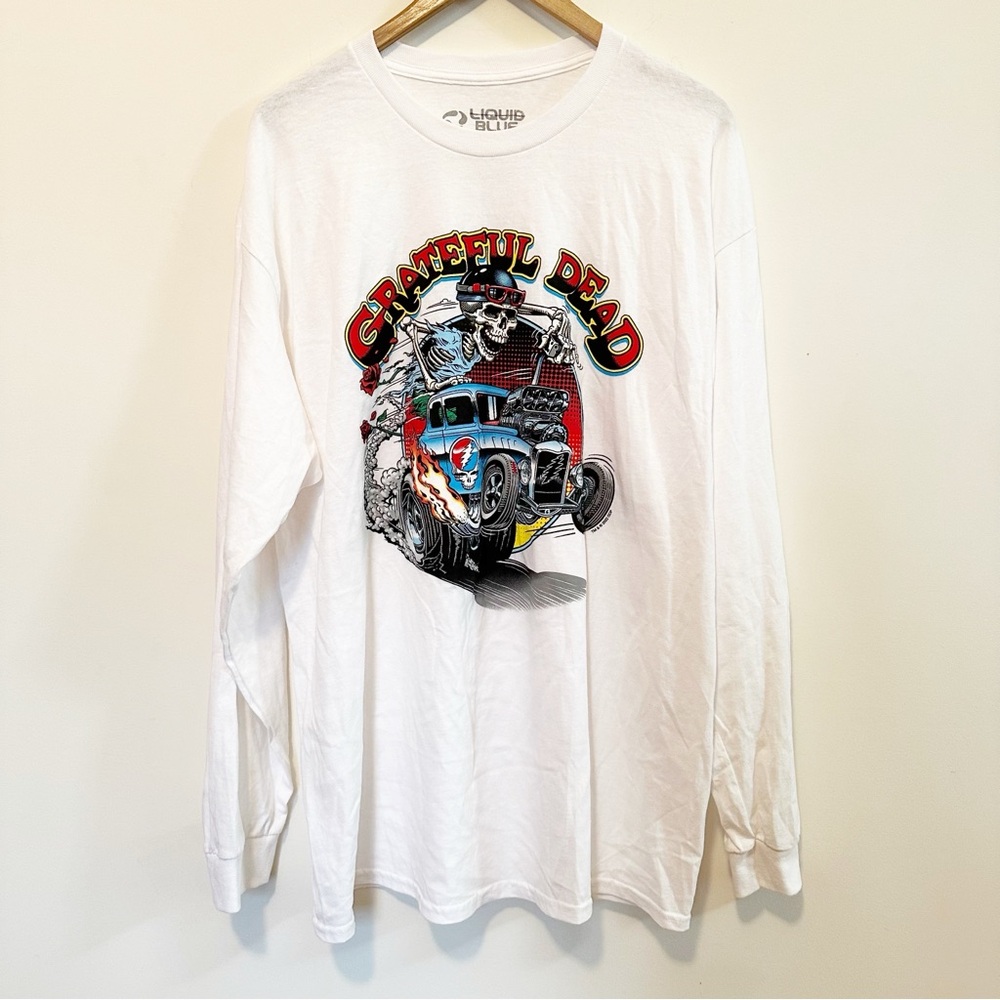 Urban Outfitters Grateful Dead Steal Your Hot Rod Motorhead Long Sleeve Tee - Picture 3 of 6